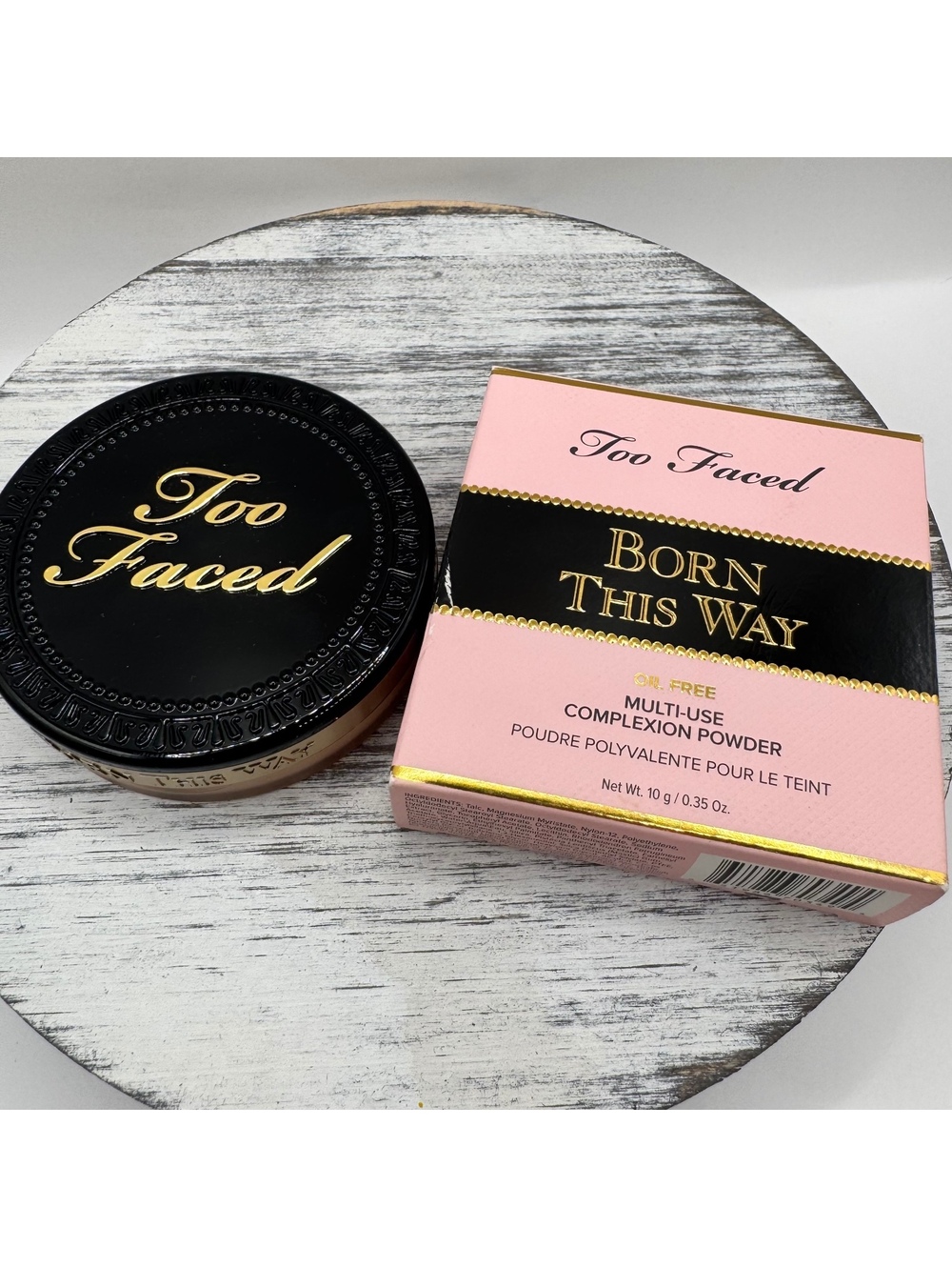Too Faced Born This Way Multi Use Complexion Powder SEASHELL Rare BNIB